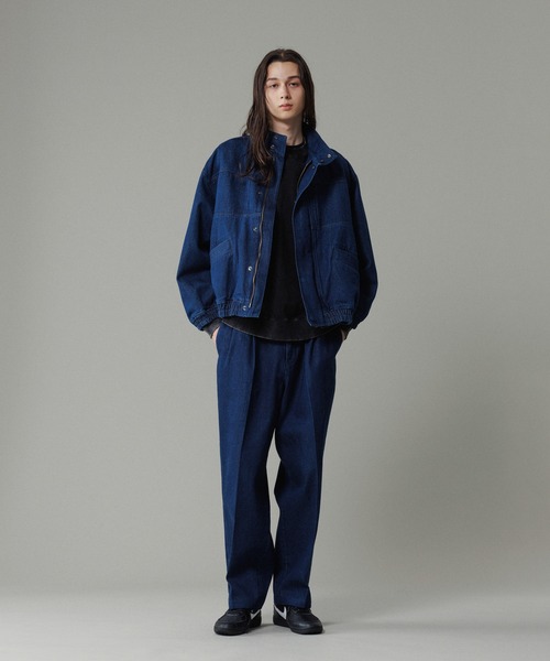 ADAM ET ROPE'（アダムエロペ） ジーンズ ワイド イージー デニム