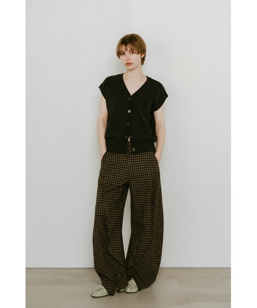 パンツ Knuth Marf front slit pants / xs front slit pants(unisex)/black | KNUTH MARF