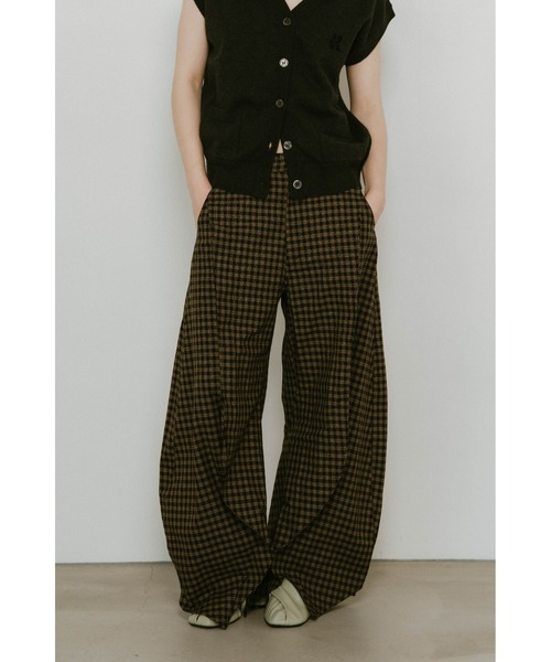 Knuth Marf パンツ slit deformed pants(unisex) レディース