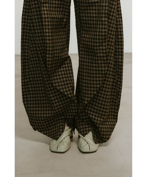 Knuth Marf パンツ slit deformed pants(unisex) レディース