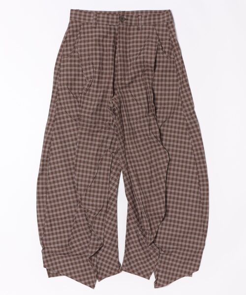 Knuth Marf パンツ slit deformed pants(unisex) レディース