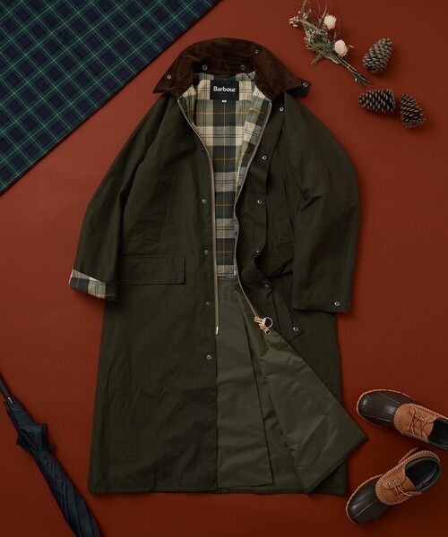 Barbour × FREAK'S 別注ロングコート バーレー Barbour × FREAK'S 別注ロングコート バーレー FREAK'S STORE