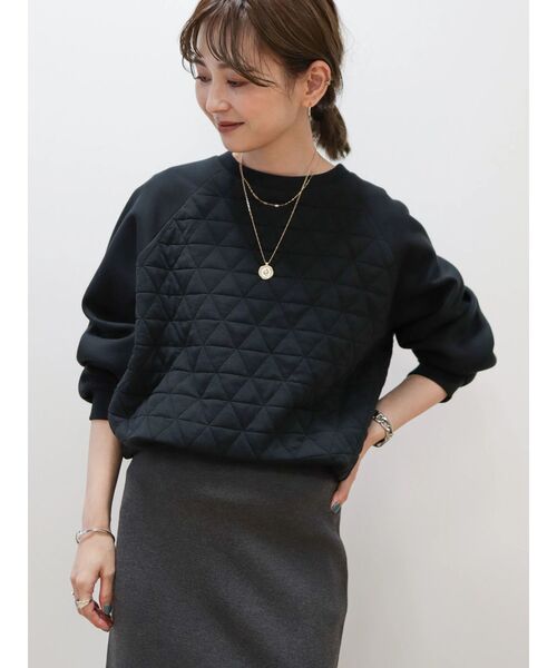 「AMERICAN HOLIC」 長(zhǎng)袖チュニック L ブラック レディース
