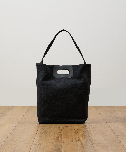 SLOW トート バッグ truck 2way tote bag S ブラック Truck - 2way Tote Bag - S｜SLOW – スロウ 公式ECサイト | 革製