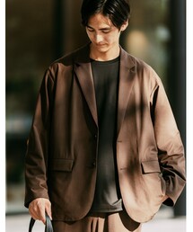 GREEN LABEL RELAXING【美品】 ダブル チェック ブラウン green label relaxing（グリーンレーベルリラクシング）の「メリーノ