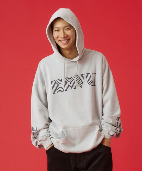 新品未使用 カブー　SC★KAVU PIG ロゴ フーディー パーカー　Lサイズ 即決価格　3212-499-2245 スウェット アウトドア BBQ KAVU（カブー） パーカー Heavy Weight Parka/ヘビーウェイトパーカー