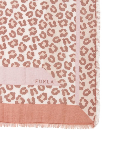 FURLA フルラ レオパード スカーフ ストール ユニセックス FURLA フルラ レオパード スカーフ ストール ユニセックス 【公式通販】
