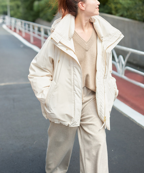 SALE★美品【Spick and Span】ダウンコート 38 Spick＆Span ダウンコート ダウンジャケット 2WAY撥水ダウン