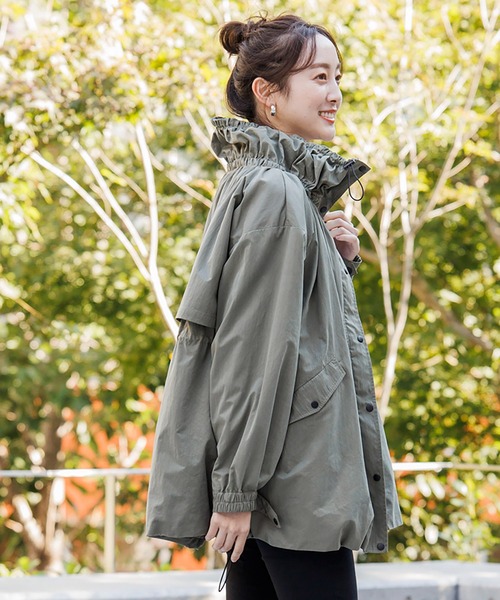 「Emma Taylor」 ジップアップブルゾン FREE ライトベージュ レディース_画像9