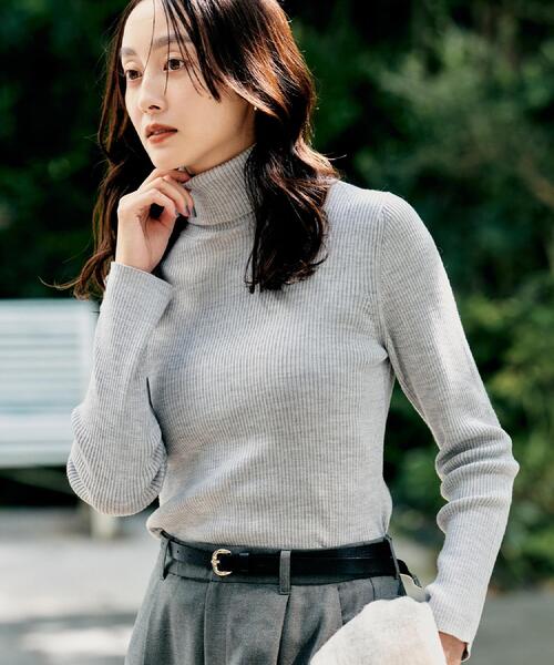 [Kurotyann22jp]ウール100% アンサンブルセーター UNTITLED（アンタイトル） ニット セーター 「洗える/アンサンブル可能