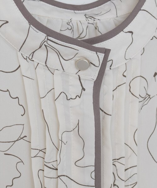 「natural couture」 半袖ブラウス FREE ネイビー レディース_画像6