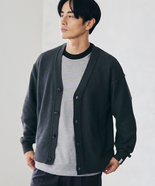 coen（コーエン） カーディガン コットンライク ニットカーディガン