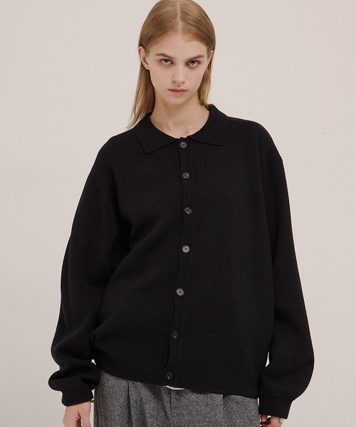 EMMA CLOTHES（エマクローズ） カーディガン ミラノリブ コンフォート