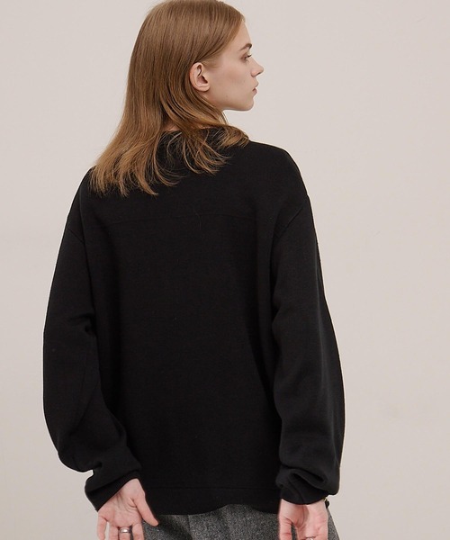 フォルメ FORME 21AW カーディガン ミラノ リブ ニット 1 S 黒 ミラノリブカーディガン | Whim Gazette(ウィム ガゼット)レディース