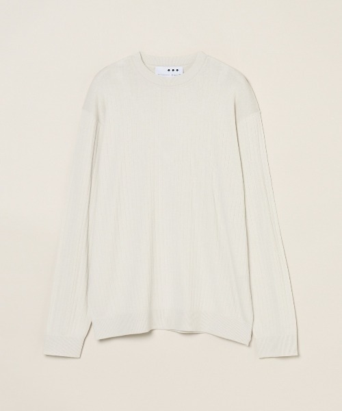 three dots（スリー ドッツ） セーター ニット コットンカシミヤ