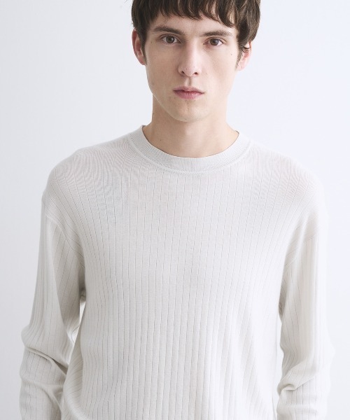 three dots（スリー ドッツ） セーター ニット コットンカシミヤ