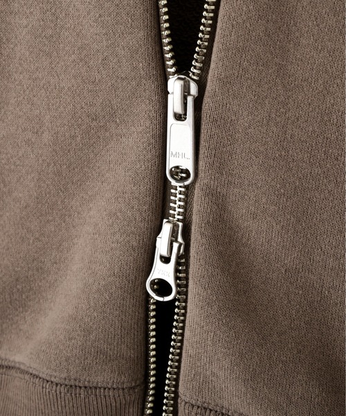 MHL.（エムエイチエル） パーカー LIGHT LOOPBACK COTTON レディース
