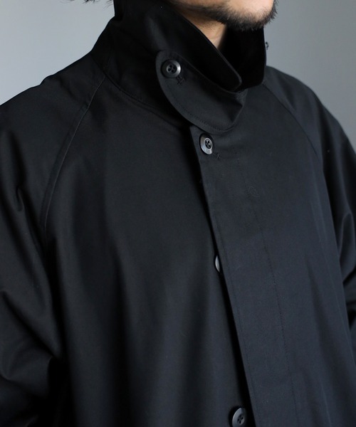 「CREARE -LINO-」 ステンカラーコート M カーキ メンズ_画像3