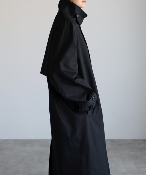 「CREARE -LINO-」 ステンカラーコート M カーキ メンズ_画像8