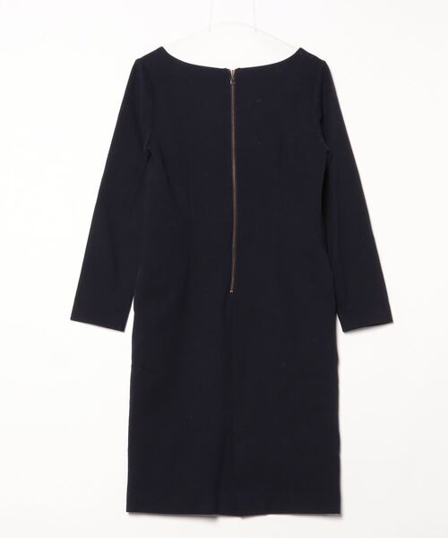 「FIGARO Paris」 長袖ワンピース 36 ネイビー レディース_画像2
