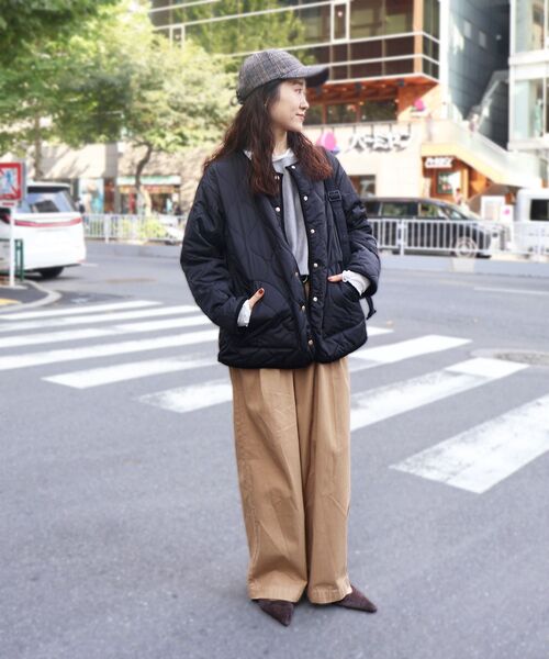 えり様　ルクールブラン リバーシブルキルティングブルゾン le.coeur blanc（ルクールブラン） ブルゾン アウター 「WEB・一部店舗