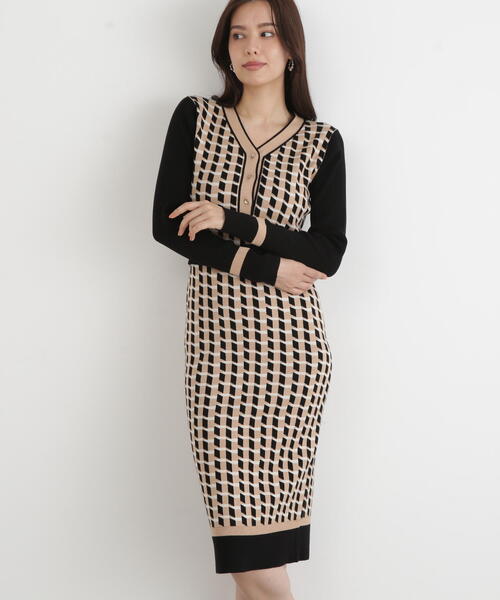 PINKY&DIANNE（ピンキー アンド ダイアン） ワンピース ジオメトリック