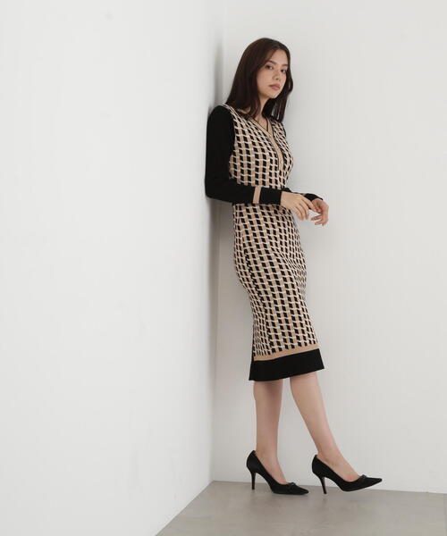 PINKY&DIANNE（ピンキー アンド ダイアン） ワンピース ジオメトリック