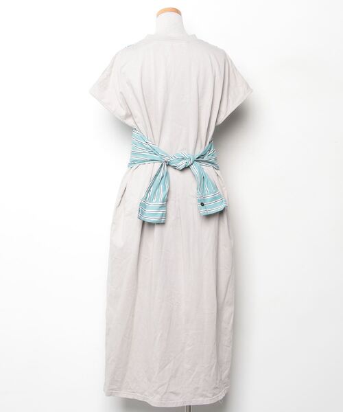 「MARECHAL TERRE」 ノースリーブワンピース MEDIUM グリーン レディース_画像2