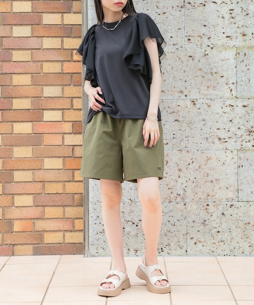 「POLO BCS」 ショートパンツ X-SMALL オリーブ メンズ_画像4