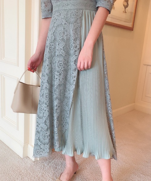 「Leja」 半袖ワンピース FREE グリーン レディース_画像7