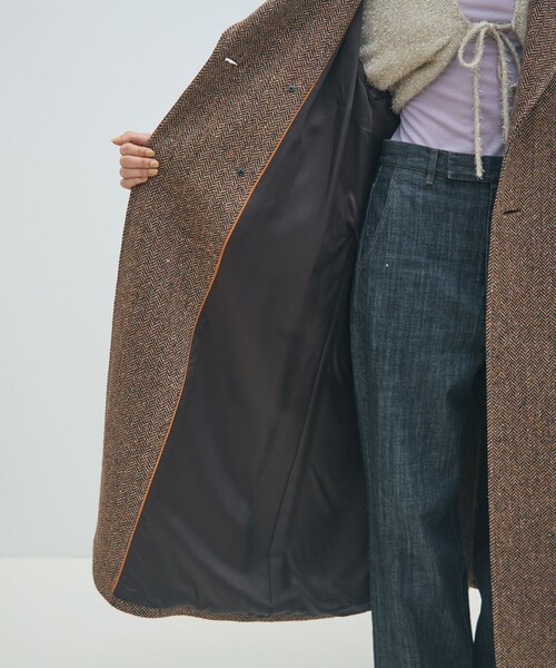 MACPHEE（マカフィー） コート チェスターコート カラーネップ