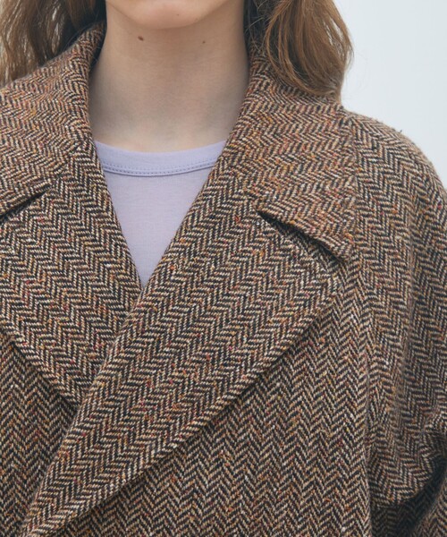 MACPHEE（マカフィー） コート チェスターコート カラーネップ