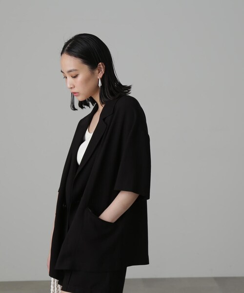 「FREE'S MART」 テーラードジャケット SMALL ブラック レディース_画像3