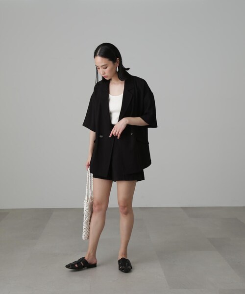 「FREE'S MART」 テーラードジャケット SMALL ブラック レディース_画像4