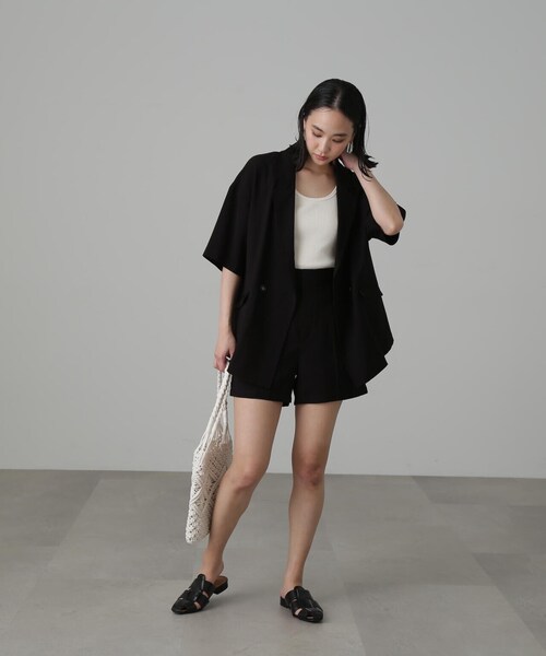 「FREE'S MART」 テーラードジャケット SMALL ブラック レディース_画像6