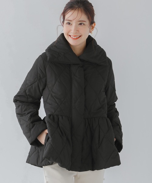 Fit more（フィットモア） コート FREE ブラック レディース