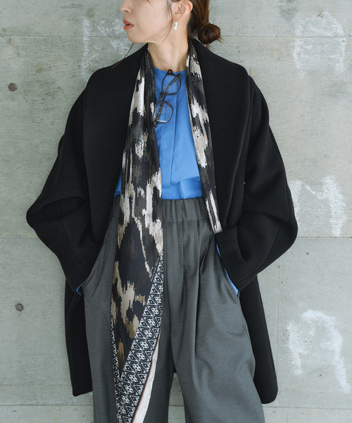 人気！ヴェルメイユパーイエナ ボアロングコート オーバーサイズ ウールコート VERMEIL par iena（ヴェルメイユパーイエナ） コート アウター wool