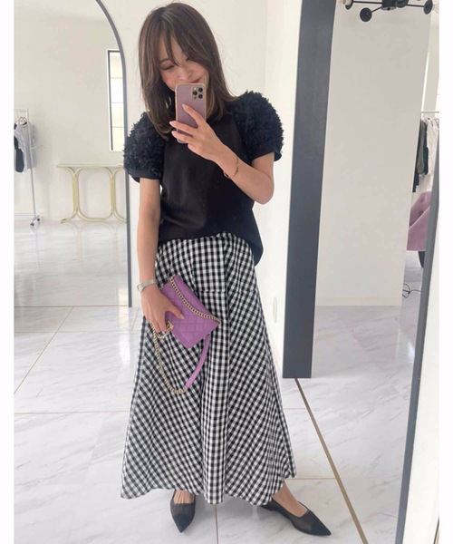 「M y u」 半袖カットソー FREE ピンク レディース_画像9