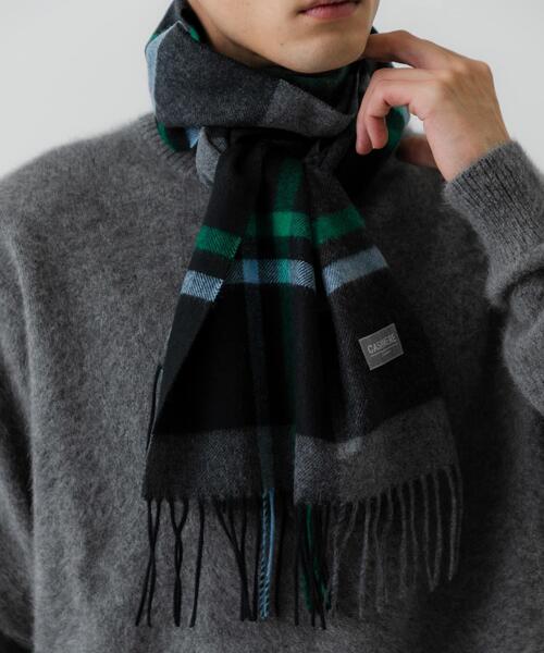 URBAN RESEARCH（アーバンリサーチ） マフラー チェックカシミヤ