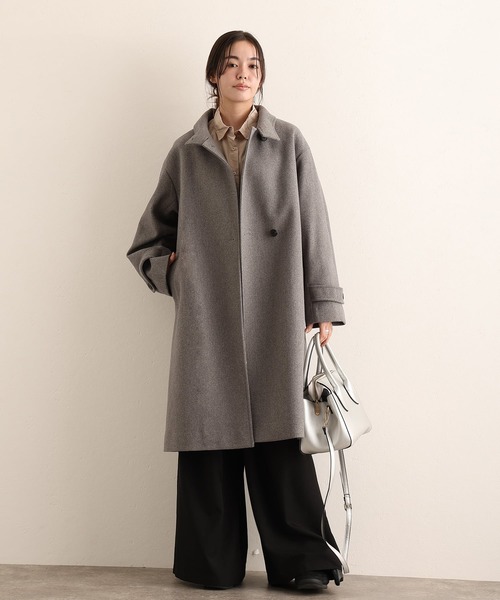ElegChic モッズコート コート フェイクウールコート レディース