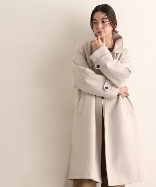 ElegChic モッズコート コート フェイクウールコート レディース