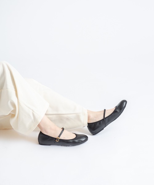 パンプス 「UNISA」フラット　ストラップシューズ カンフーシューズ メリージェーン パンプス バレエ_18