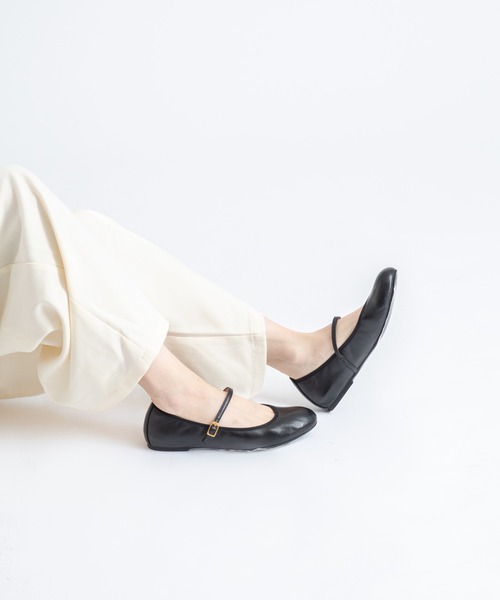 パンプス 「UNISA」フラット　ストラップシューズ カンフーシューズ メリージェーン パンプス バレエ_19