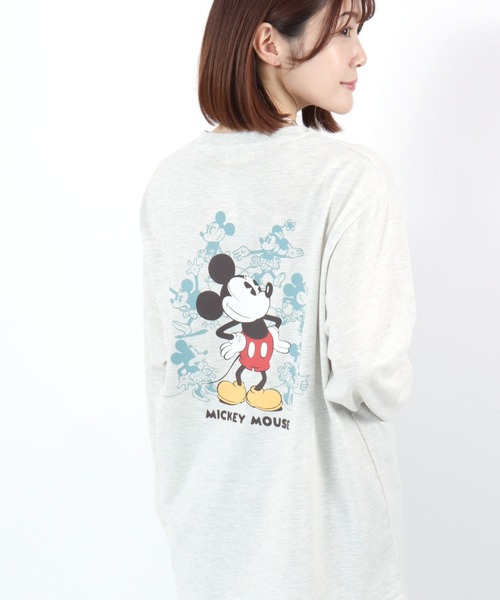 Disney（ディズニー） tシャツ ワンポイント刺繍 キャラクターバック