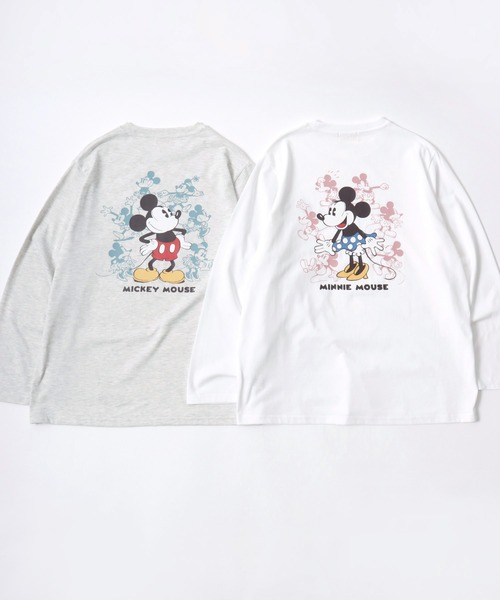 Disney（ディズニー） tシャツ ワンポイント刺繍 キャラクターバック