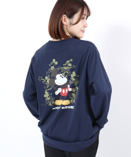 Disney（ディズニー） tシャツ ワンポイント刺繍 キャラクターバック