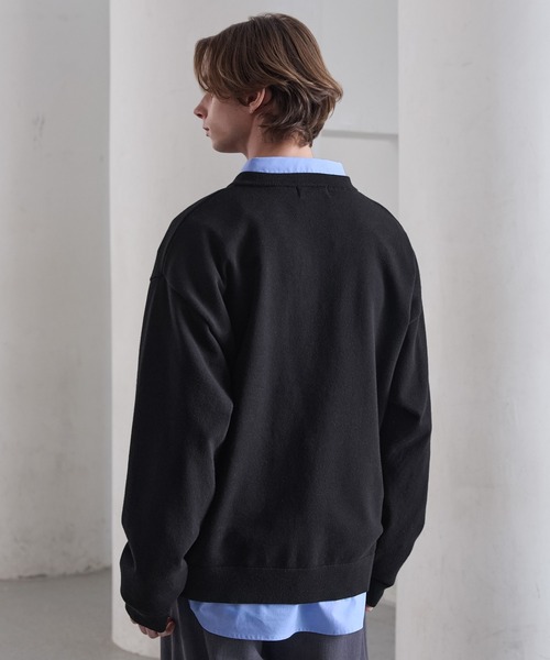 CLEL（クレイル） セーター ニット 「CLEL」Basic Embroidered V-Neck