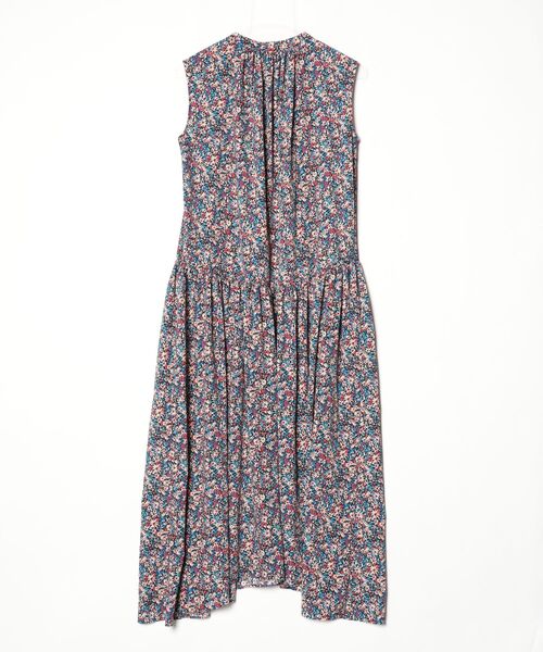 「LANVIN en Bleu」 ノースリーブワンピース 38 ブルー レディース_1