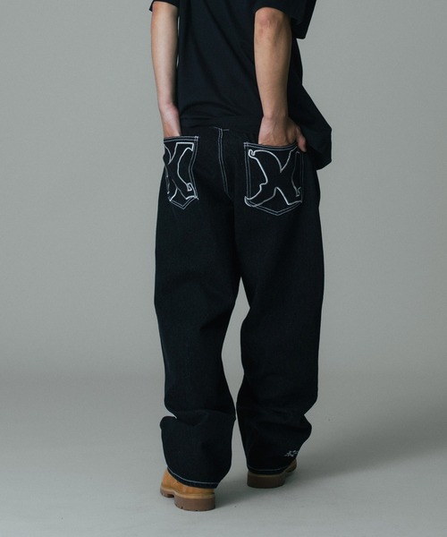 XLARGE（エクストラ ラージ） ジーンズ EMBROIDERED DENIM PANTS
