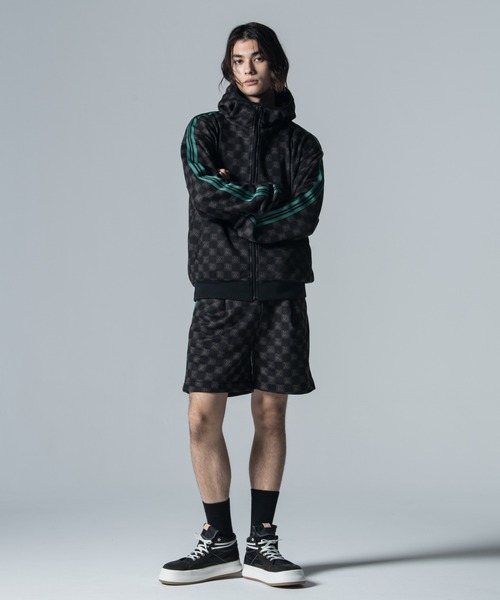 「glamb」 ジップアップパーカー M ブラック メンズの画像